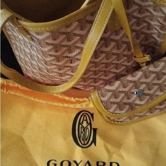 Goyard Handbags - Goyard Tan and Yellow Tote